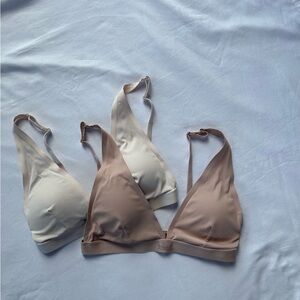 Women's Intimates Set - Cream and Tan Steve Madden Bralettes Medium